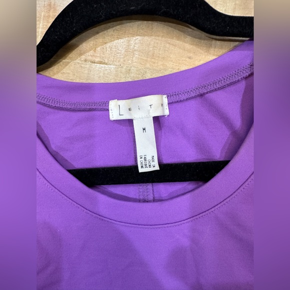 Leith purple midi dress stretch sleeveless Racerback - Picture 8 of 11